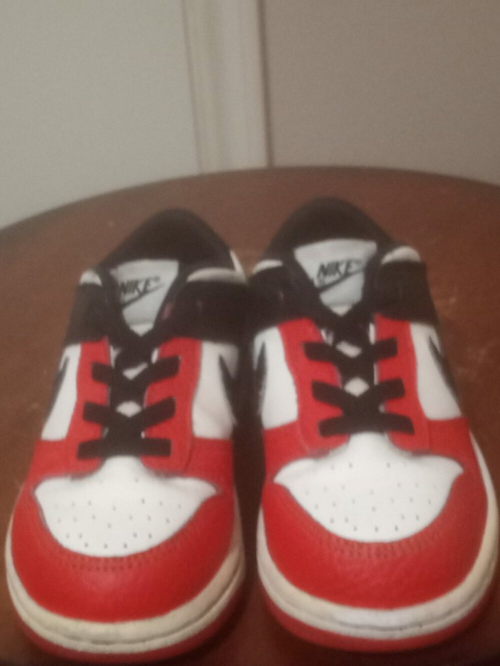 Nike Dunk Low EMB NBA 75th Anniversary Chicago (TD) 9C (DC9562-100) - Picture 5 of 13